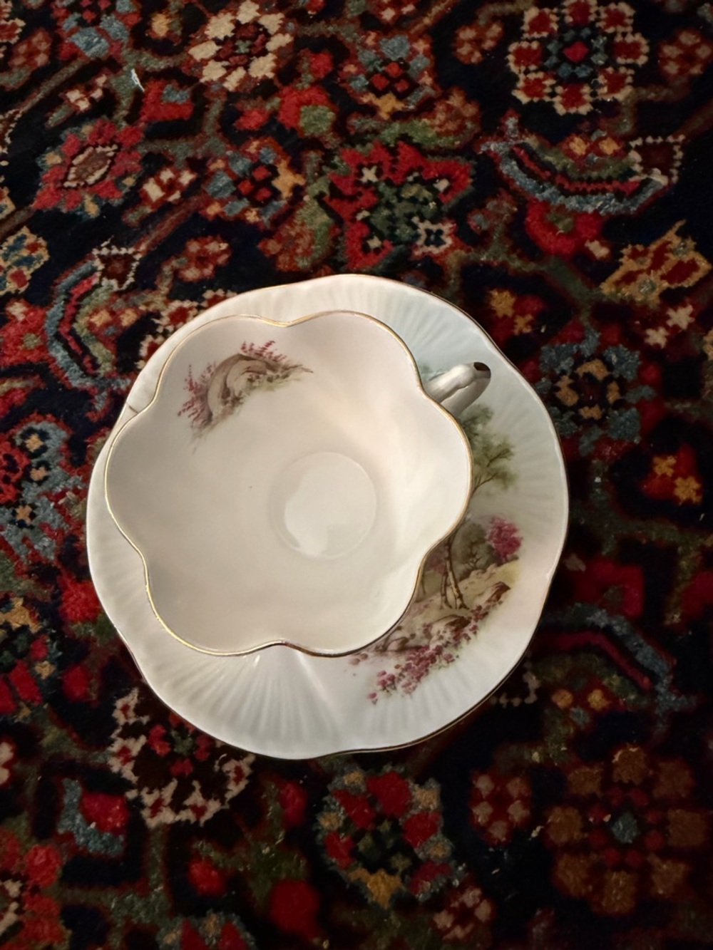 Rare Shelley England Fine Bone China cup and saucer - Picture 10 of 10